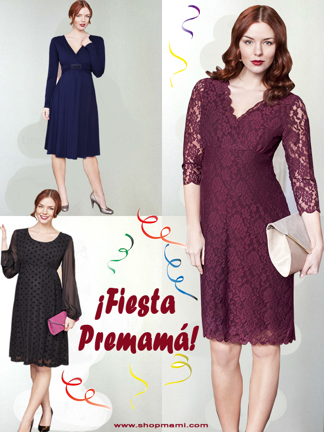 vestidos de fiesta premamá para navidad