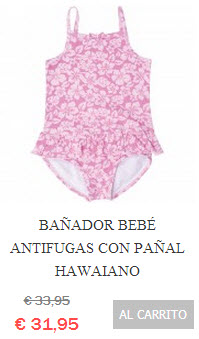 Bañador completo Antifugas Niña