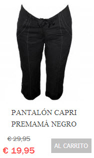 Pantalón Capri Premamá