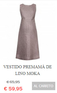 Vestido Premamá Lino MoKa