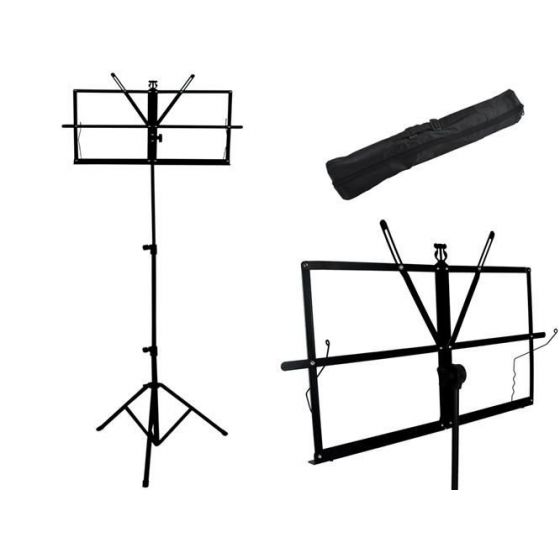 Soporte / Atril plegable para partituras con bolsa de transporte