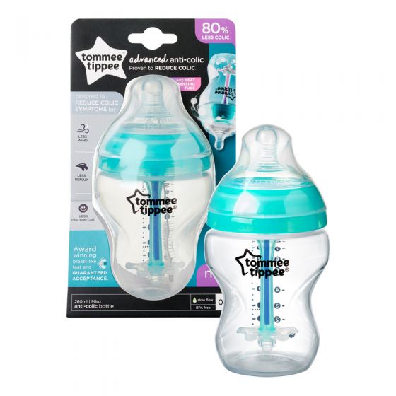 Biberón anticólicos 260 ml Tommee Tippee - Color Azul