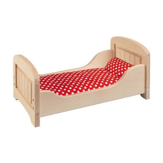 Cama para muñecas en madera Natural , Goki