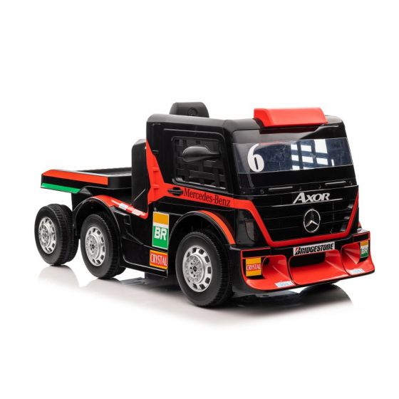 Camión Eléctrico Infantil Mercedes XMX622B 24V LEAN CARS - Rojo con Pantalla LCD