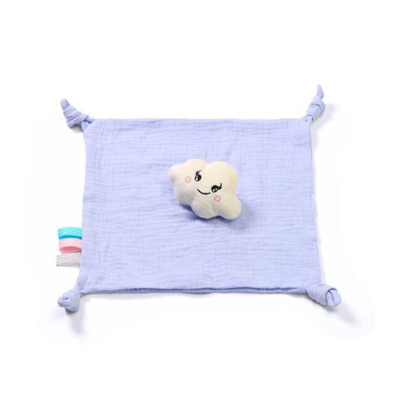 Manta y Peluche Blinky Cloud - Suave Muselina para Bebés desde 0 Meses