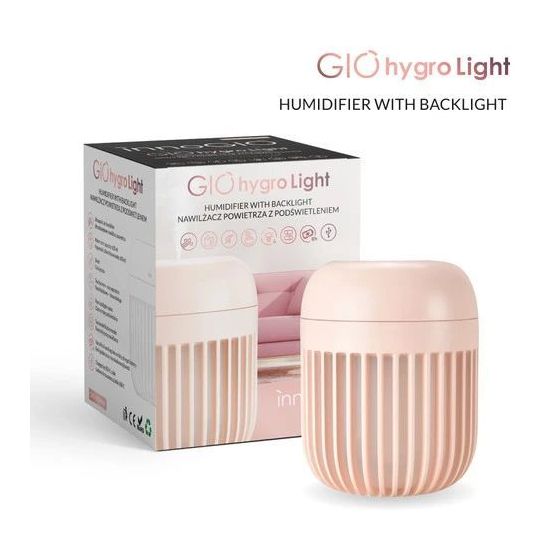 Humidificador Ultrasónico INNOGIO GIO-190 Rosa con Luz Nocturna