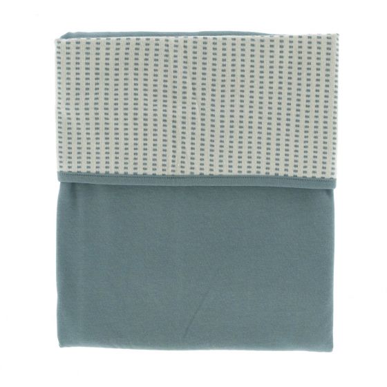 Manta de algodón Orgánico  para Cuna Snoozebaby 1 Tog , Smokey Green 100 x 150 cm