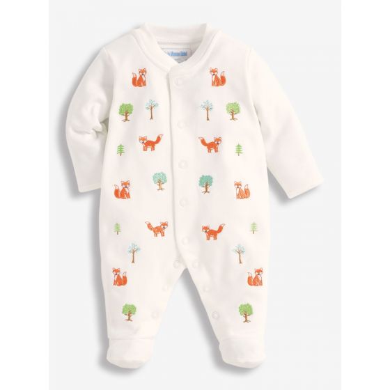 Pijama para Bebés bordado zorritos