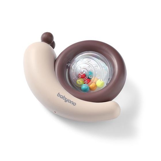 Sonajero en Forma de Caracol BabyOno - Estimulación Sensorial y Diversión para Bebés