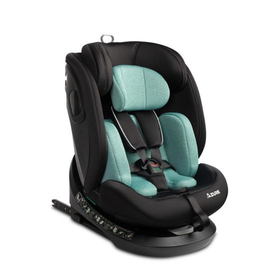 Silla de Coche Azure i-Size (40-150 cm) – Grupos 0+/1/2/3 – Giratoria 360° con ISOFIX y Top Tether VERDE