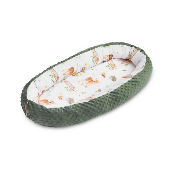 Cuna Nido para Bebés Sensillo Cocoon Minky Verde – Green Corner 70x30 cm