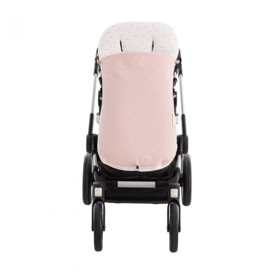 Saco para Silla de Paseo Tokyo Twin Rosa (43x92x5 cm) – Adaptable, Desmontable y Fácil de Lavar