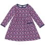 Vestido Clásico de Bebe y  Niña corte Clásico de color Navy Floral