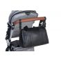 Bolso Maternal Mommy Club Signature en Cuero Vegano - Negro