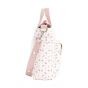 BOLSO MATERNAL PACK AURA BEIGE/FLORES 16x43x37 CM