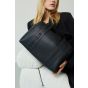 Bolso Maternal Mommy Club Signature en Cuero Vegano - Negro