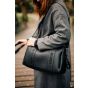 Bolso Maternal Mommy Club Signature en Cuero Vegano - Negro