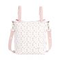 BOLSO TALEGA AURA BEIGE/FLORES 12x40x35 CM