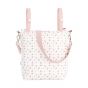 BOLSO TALEGA AURA BEIGE/FLORES 12x40x35 CM