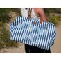 Bolsa de Maternidad Mommy Bag® - Rayas Blanco/Azul