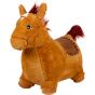 Caballo saltarín de peluche