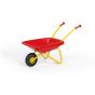 Carretilla infantil Roja Rollytoys con cuenco de plástico