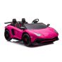 Coche Eléctrico Infantil Lamborghini XXL 24V LEAN CARS A8803 - Rosa