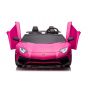 Coche Eléctrico Infantil Lamborghini XXL 24V LEAN CARS A8803 - Rosa