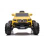 Coche Eléctrico Infantil Mercedes DK-MT950 4x4 24V LEAN CARS - Amarillo Dorado Lacado