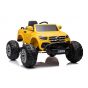 Coche Eléctrico Infantil Mercedes DK-MT950 4x4 24V LEAN CARS - Amarillo Dorado Lacado