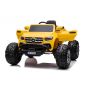 Coche Eléctrico Infantil Mercedes DK-MT950 4x4 24V LEAN CARS - Amarillo Dorado Lacado