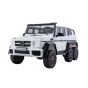 Coche Eléctrico Infantil Mercedes G63 6x4 24V LEAN CARS - Blanco