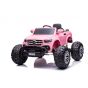 Coche Eléctrico Infantil Mercedes DK-MT950 4x4 24V LEAN CARS - Rosa Claro