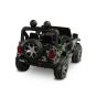 Vehículo eléctrico todo terreno Jeep Rubicon Verde Camuflaje con batería