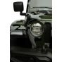 Vehículo eléctrico todo terreno Jeep Rubicon Verde Camuflaje con batería