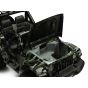 Vehículo eléctrico todo terreno Jeep Rubicon Verde Camuflaje con batería