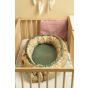 Velvet Baby Nest/baby Cocoon – SQUARE GREEN