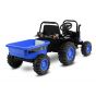 Tractor Eléctrico para Niños Hector Azul con Remolque y Radio Bluetooth - REBAJAS - 