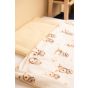 Juego de Ropa de Cama Infantil de 2 Piezas "Conejitos Beige" 100x135 cm