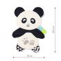 Peluche Panda Polly con Sonidos Suaves y Texturas Estimulantes para Bebés