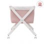 Minicuna tijera de Madera Sky rosa Cambrass