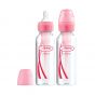 250 ml PP Narrow Options+ Bottle - Pink, 2-Pack