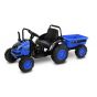 Tractor Eléctrico para Niños Hector Azul con Remolque y Radio Bluetooth