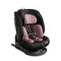 Silla de Coche Azure i-Size (40-150 cm) – Grupos 0+/1/2/3 – Giratoria 360° con ISOFIX y Top Tether rosa