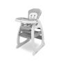 Silla Alta Convertible HOME + Mesa gris