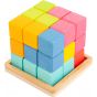 Puzzle Cubo Tetris 3D - 8 piezas