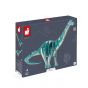 Puzle 3D con volumen del Diplodocus, el dinosaurio gigante.