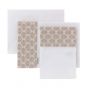 Sábanas para cuna de 60 x 120 cm Alma Beige , Cambrass