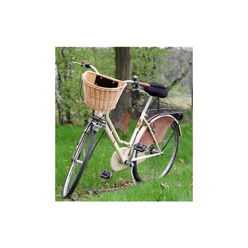 Cesta Bicicleta Bicicleta,Cesta de ratán de plástico Ciclismo Scooters  Front Bag