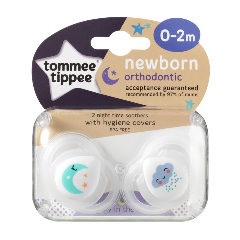 Chupetes Tommee Tippee Closer to Nature Night Time 0-2 meses - 2